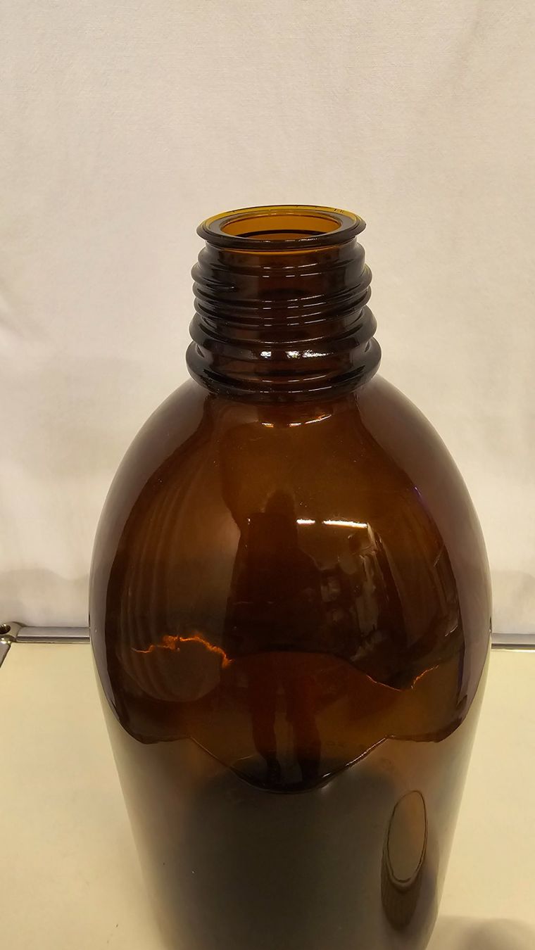 Tutte le decorazioni: Apotheke, wunderschöne braune Glasflasche 250cl – Usato da Zürich venduto da Bobesfee 1