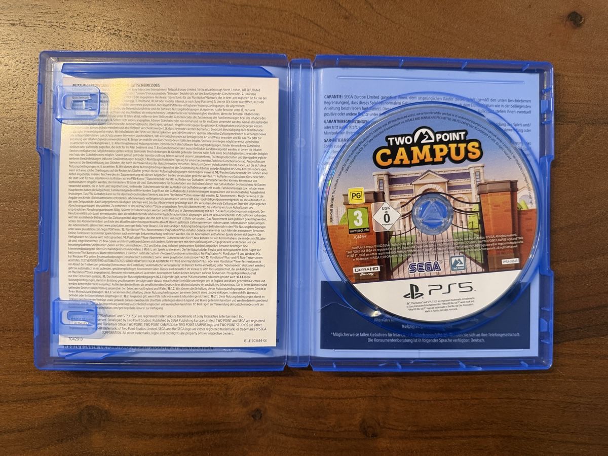 Sony Spiele: Two Point Campus für PS5 – Gebraucht aus Thunstetten von Virus_33 1