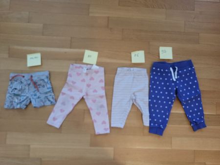 Hosen mädchen gr74-92 x4