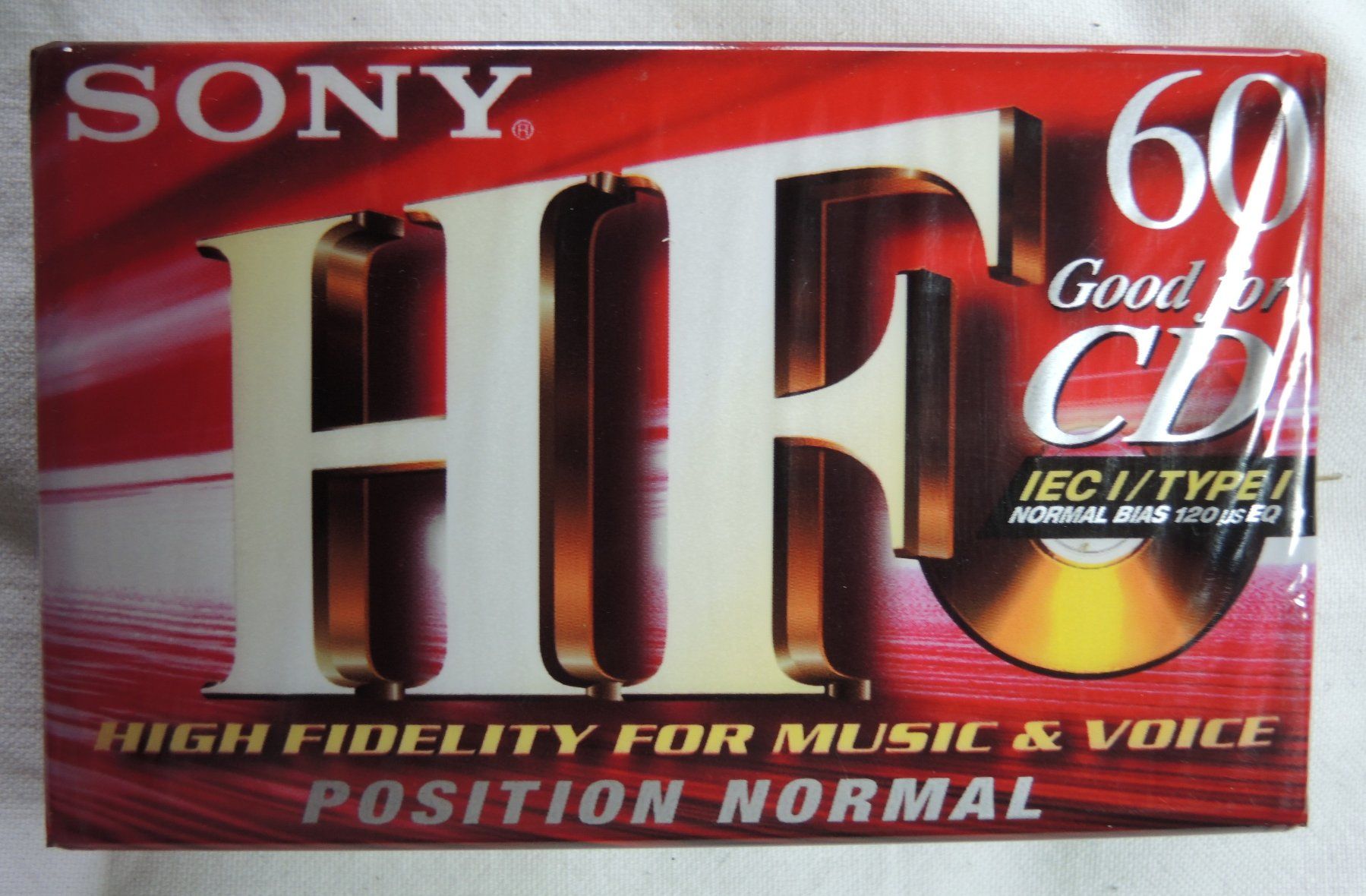 Musicassette: Sony HF 60 Musikkassette – Nuovo e nell'imballaggio originale da Niederried b. Kallnach venduto da hanatim
