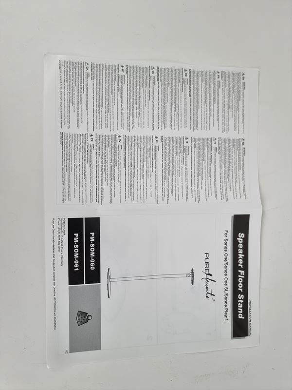 Wandhalterungen: Bodenstativ für SONOS One, weiss – Neu (gemäss Beschreibung) aus Urtenen-Schönbühl von Restwert_Schoenbuehl 7
