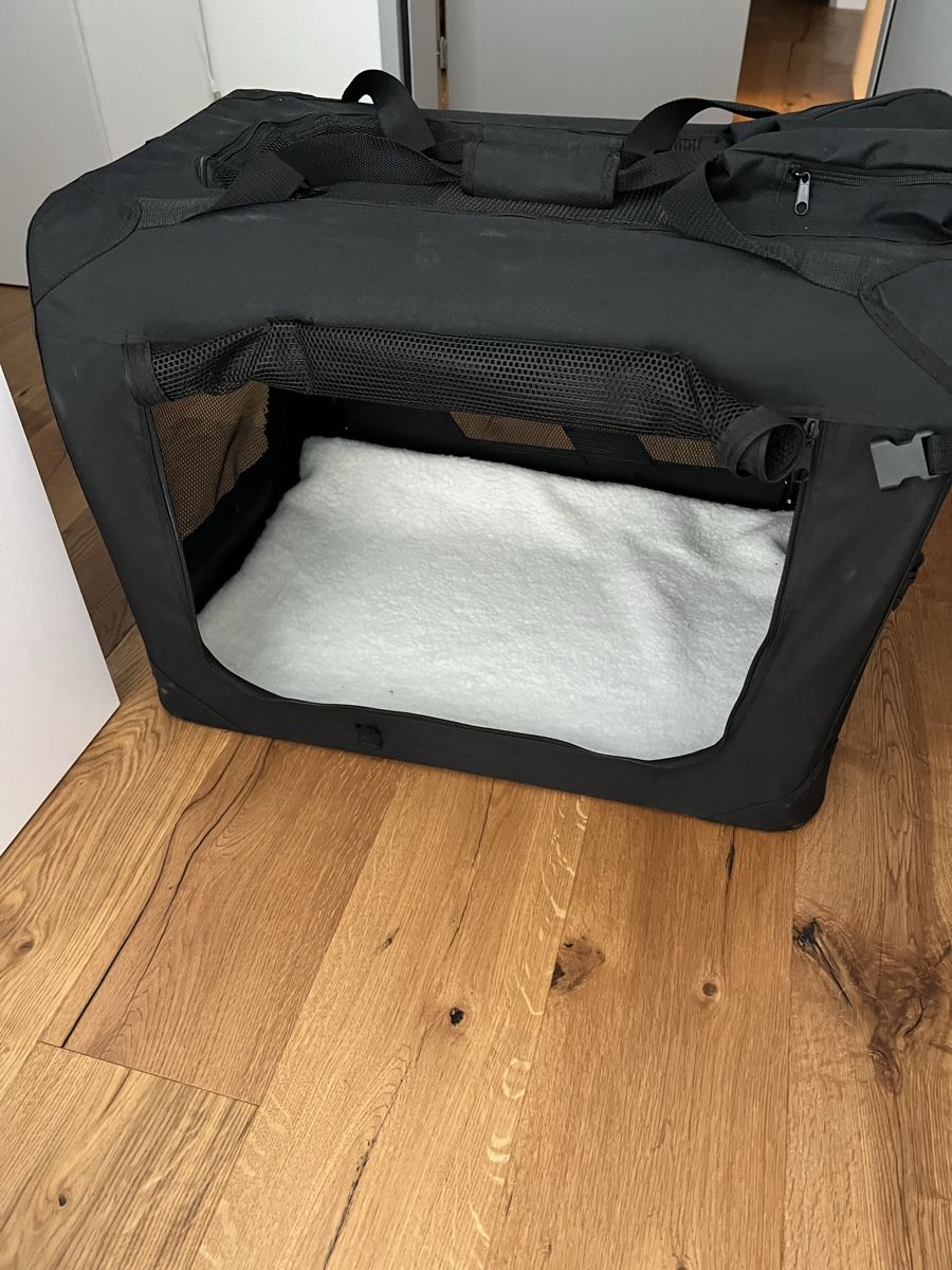 Gabbie, trasporto & Sicurezza: Transportbox Tiere schwarz – Nuovo (secondo la descrizione) da Mels venduto da bab_x66j 1