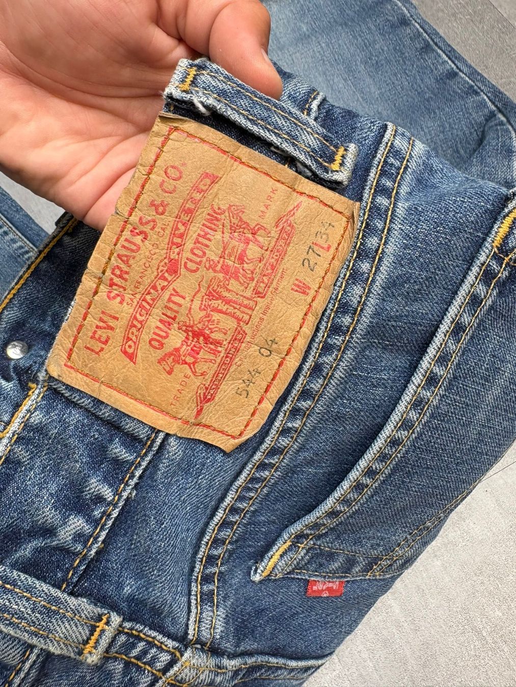Levi's Jeans: Vintage Levis Bootcut Flared Jeans - Grösse S/27 – Neu (gemäss Beschreibung) aus Werdenberg von hase.vintage 4
