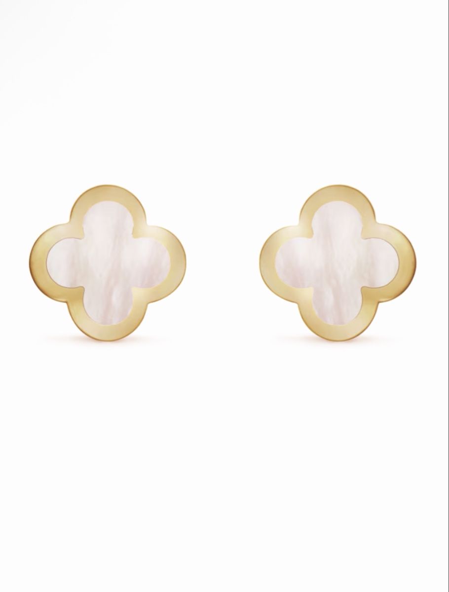 Ohrringe & -stecker: Original Van Cleef Pure  Alhambra Ohrstecker mit Perlmutt – Gebraucht aus Bern von AndrewHM 8