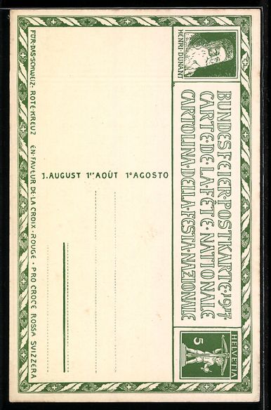 Cartes postales: Schweizer Bundesfeier, Für das Schweiz- – D'occasion à Berlin par bartko-reher 1