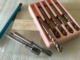 M10 x 1 HSSE /TiCN Gewindebohrer, 7 Stück, NORIS / BASS