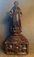 Antike Heiligenfigur Holz Skulptur
