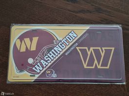 Blechschild Washington Commanders NFL Football Brissett