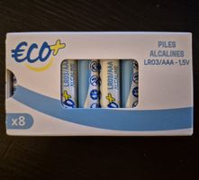 8x Alkaline-Batterien LR03 / AAA 1,5V