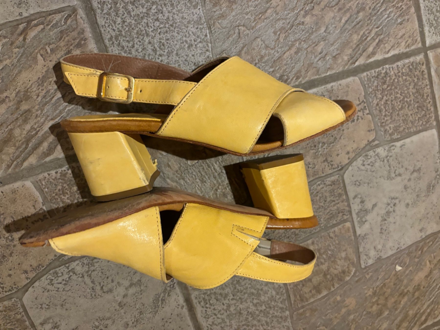 Damenschuhe: 37_natural very soft leather_made in Italy – Gebraucht aus St-George von elena27 3