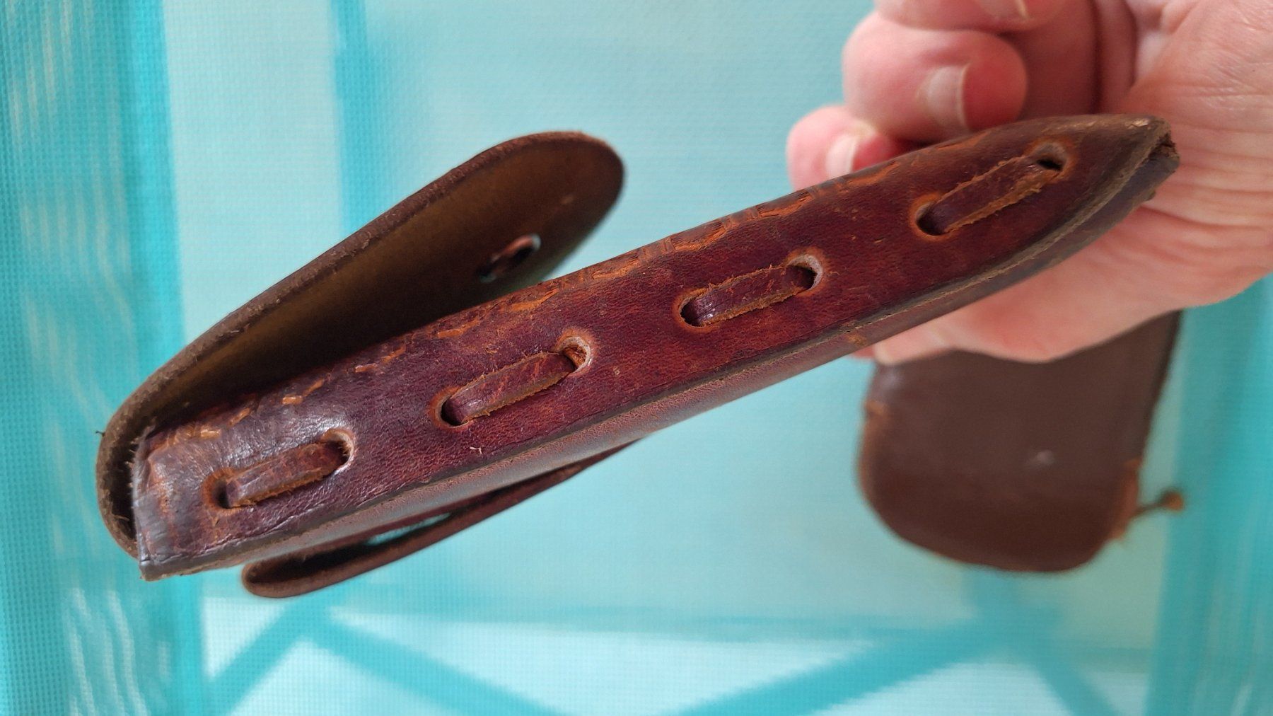 Taschen: 2 alte Lederetuis – Gebraucht aus Dornach von majo8689 7