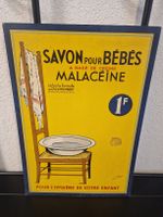 Affiche ancienne Savon Malacéine