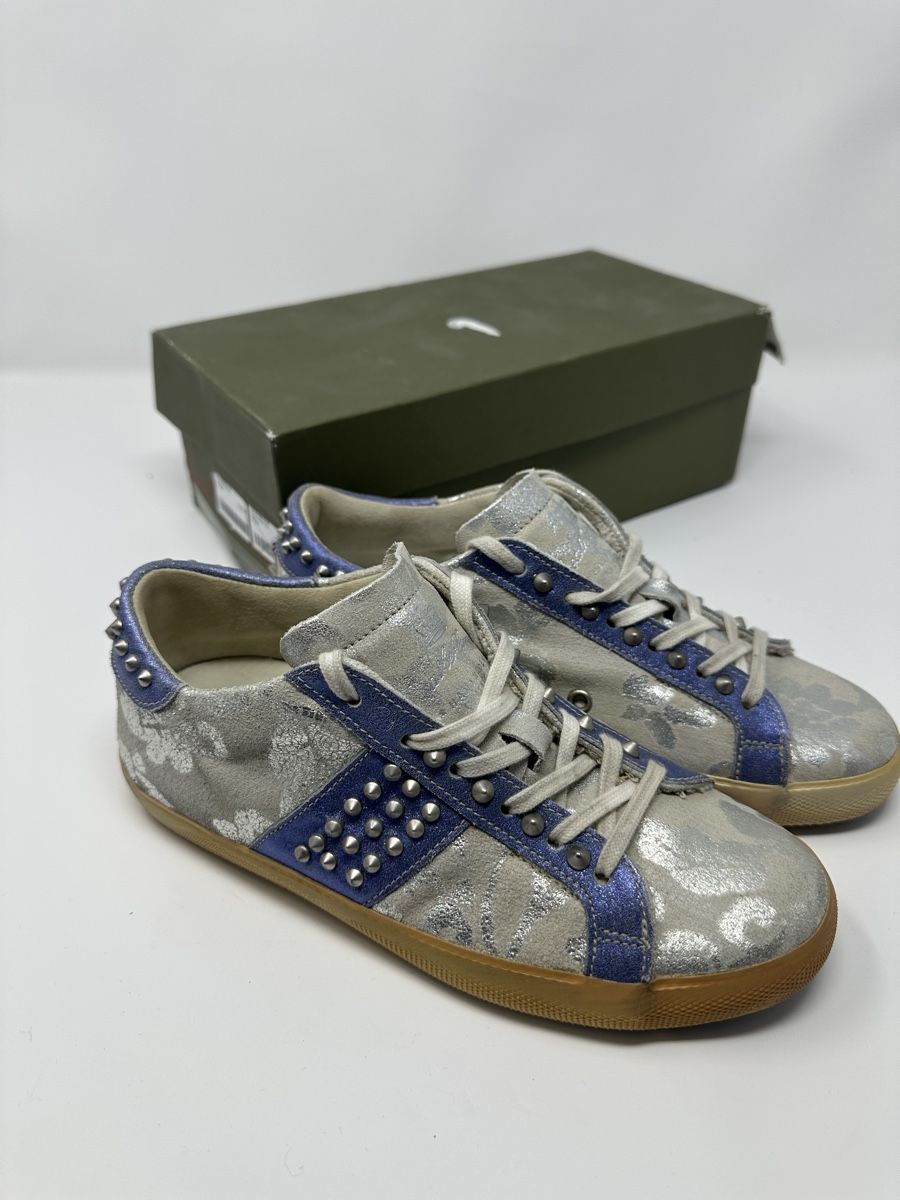 Christian Louboutin Scarpe per ragazzi: Leather Crown Sneaker Gr.34, neu im Originalkarton – Nuovo (secondo la descrizione) da Luzern venduto da kim221080