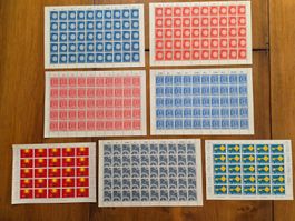 Frankaturware 100 CHF CEPT 1965, 1967, 1970 GRATISLIEFERUNG!