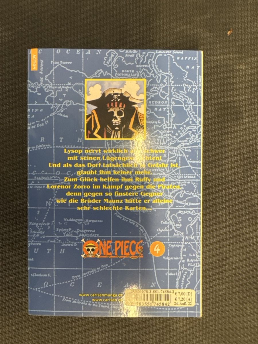 Fumetti: One Piece Manga Band 4 – Nuovo (secondo la descrizione) da Volketswil venduto da kev_8cfn 1