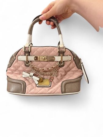 Vintage Guess pink and brown bag