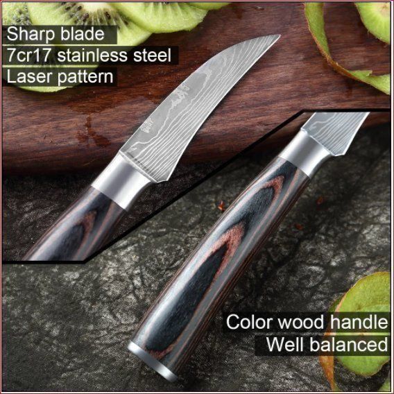 Coltelli da cucina: Küchenmesser, Schälmesser – Nuovo e nell'imballaggio originale da Burgdorf venduto da XJ6 3