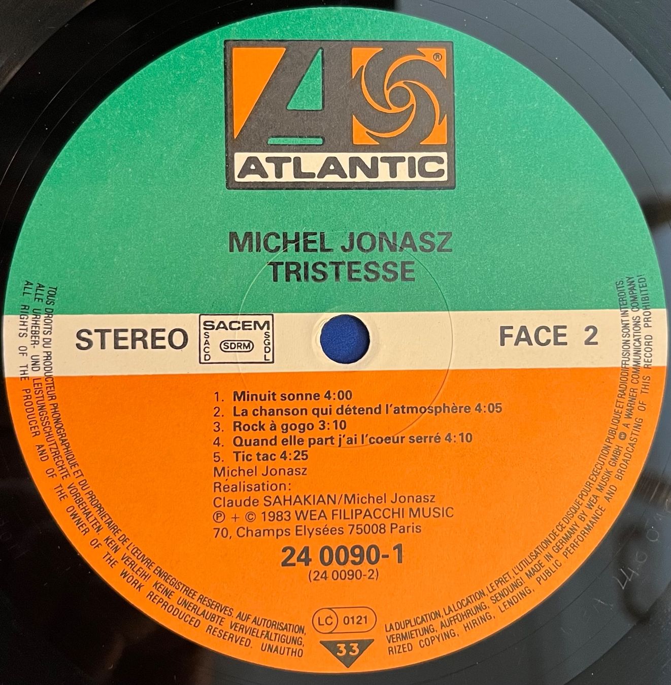 Schallplatten: MICHEL JONASZ - TRISTESSE - 33 Tours – Gebraucht aus Bussigny von vinyl-pas-cher 3