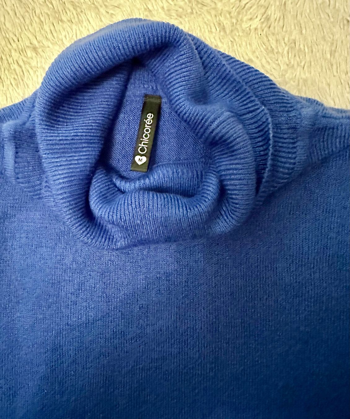 Maglioni & Felpe: Acryl Rollkragen Pullover Gr. M Farbe königsblau – Usato da Emmenbrücke venduto da little.treasures 3