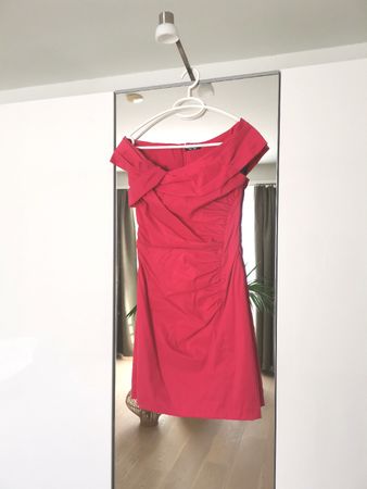 Kleid Vera Mont pink Grösse XS Raffung elegant
