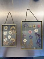 2er Set - Blumen im Rahmen