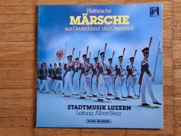 Stadtmusik Luzern, Albert Benz – Historische Märsche - LP CH