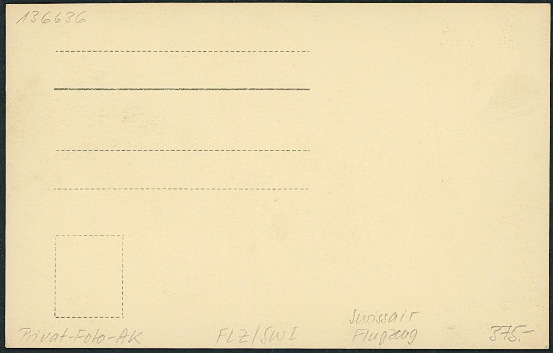 Cartoline postali: ZH Dübendorf - Flugplatz - Flugzeug - Swissair – Nuovo (secondo la descrizione) da Schindellegi venduto da stationary 1