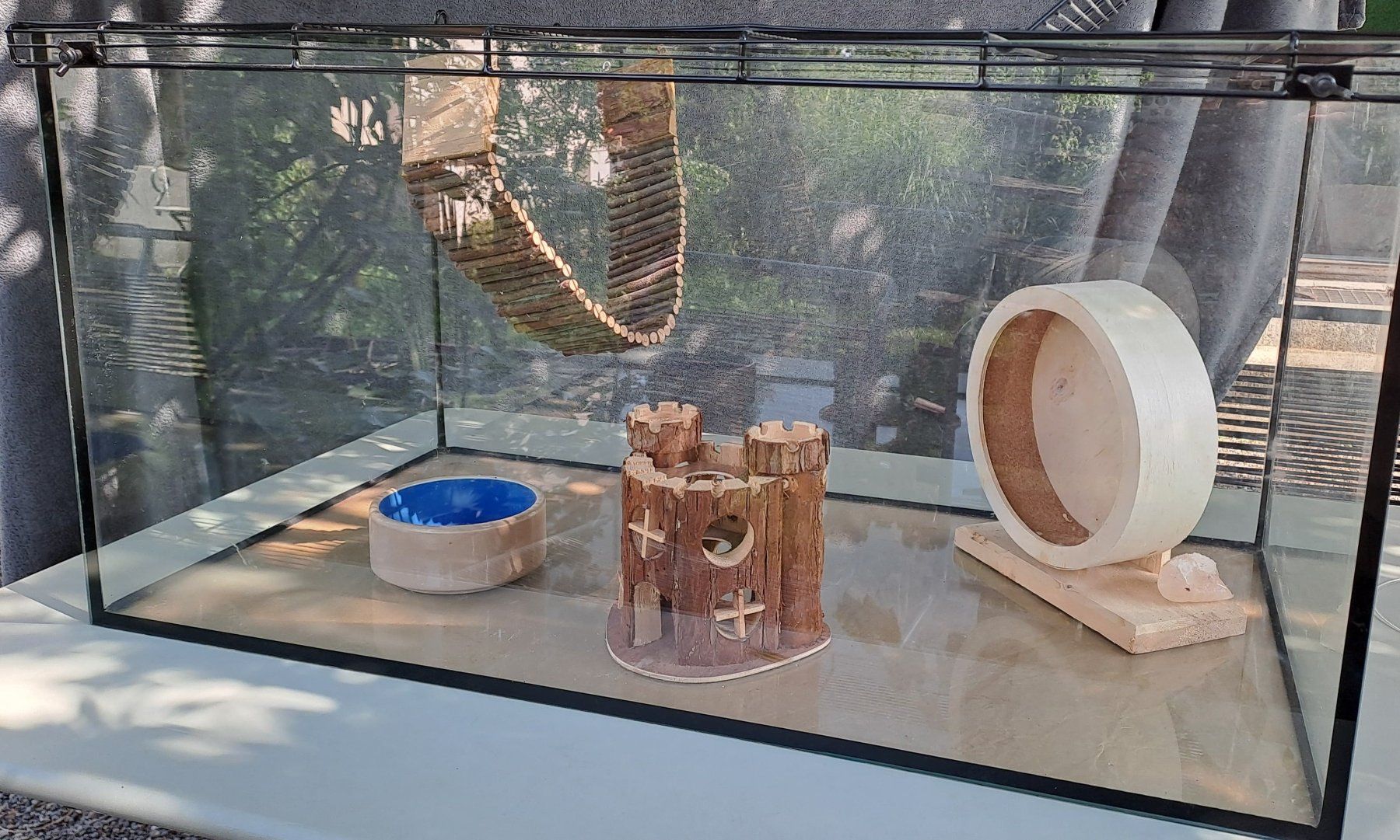 Gabbie, trasporto & Sicurezza: Hamsterheim/Hamsterkäfig Glas – Usato da Luzern venduto da Ste778 2