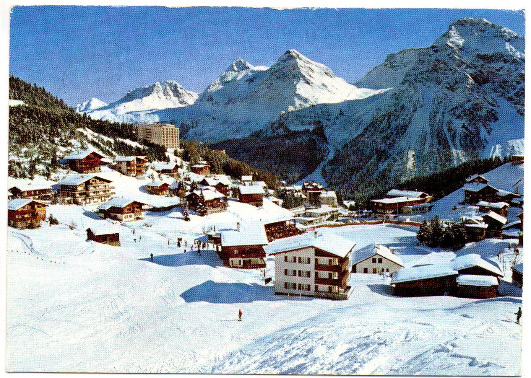 Cartoline postali: INNER-AROSA Wintersport – Usato da Jona venduto da philajona