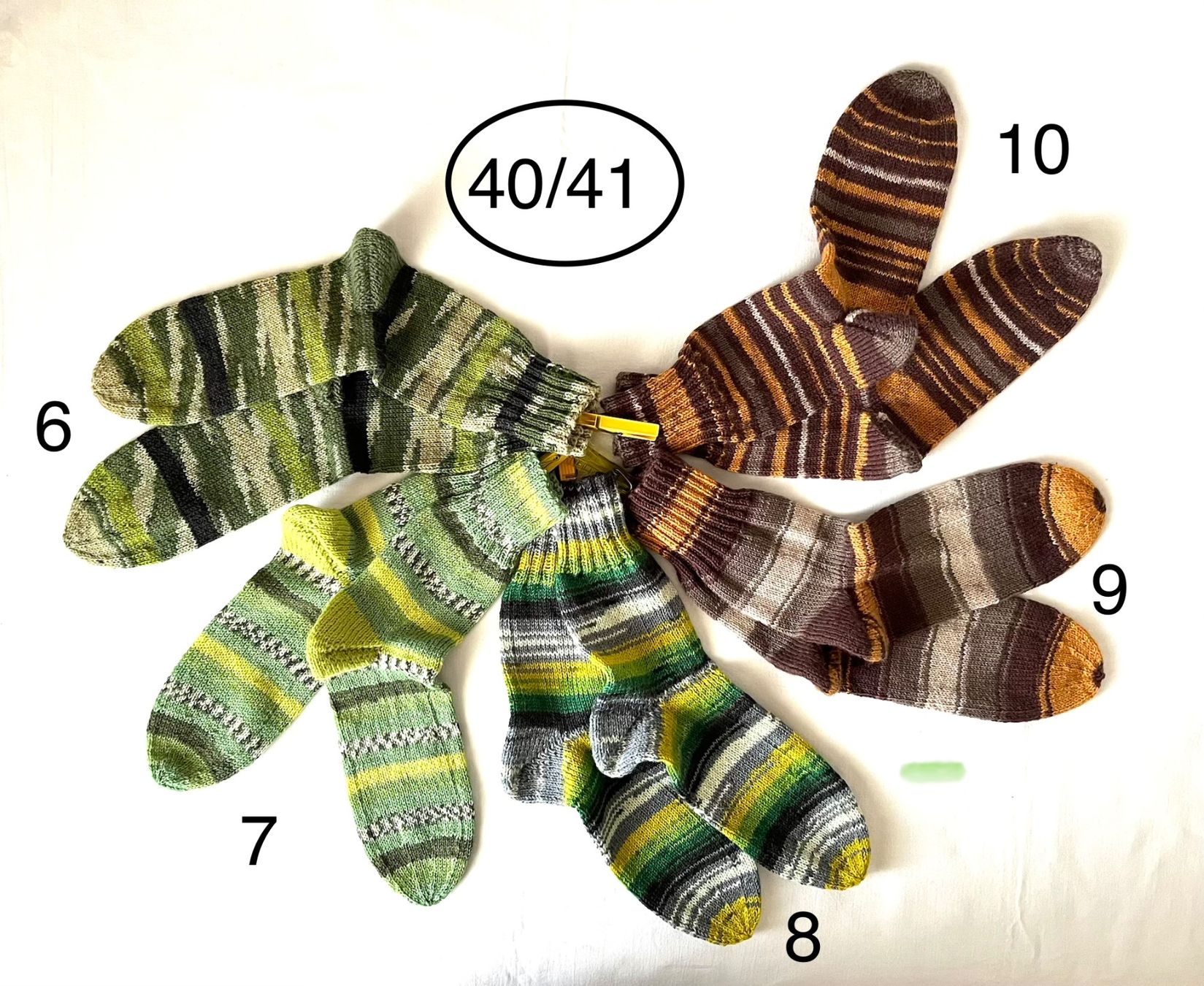 Socken: handgestrickte Wollsocken, 40/41 – Neu und originalverpackt aus Engelburg von rautibus