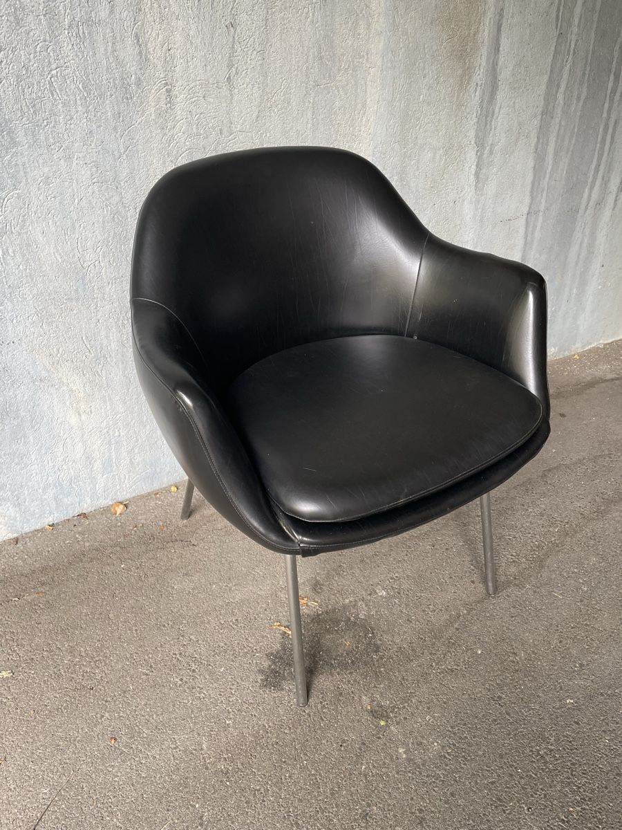 Sessel: Vintage Sessel Designklassiker Schwarz – Gebraucht aus Bern von coca-cola12 1