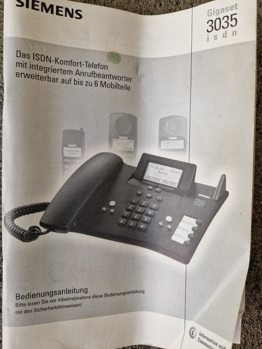 Siemens Telefoni: SIEMENS ISDN-Telefon – Usato da Einsiedeln venduto da Radiofreund 1