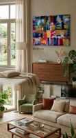Gemälde Bunt handmade 53×81