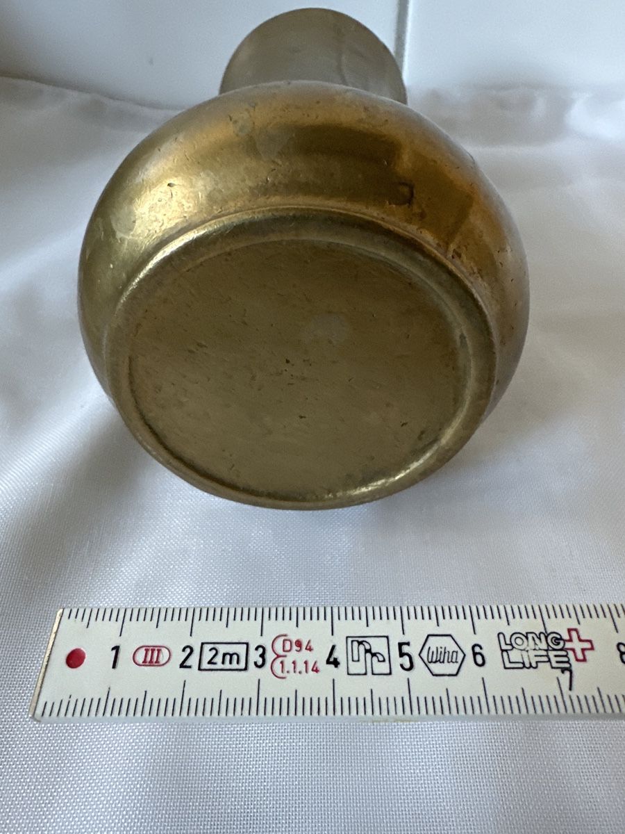 Vasi & Recipienti: Massive Messing Vase mit Ähren Dekor 🌾 – Usato da Zürich venduto da Chaeffeler 4