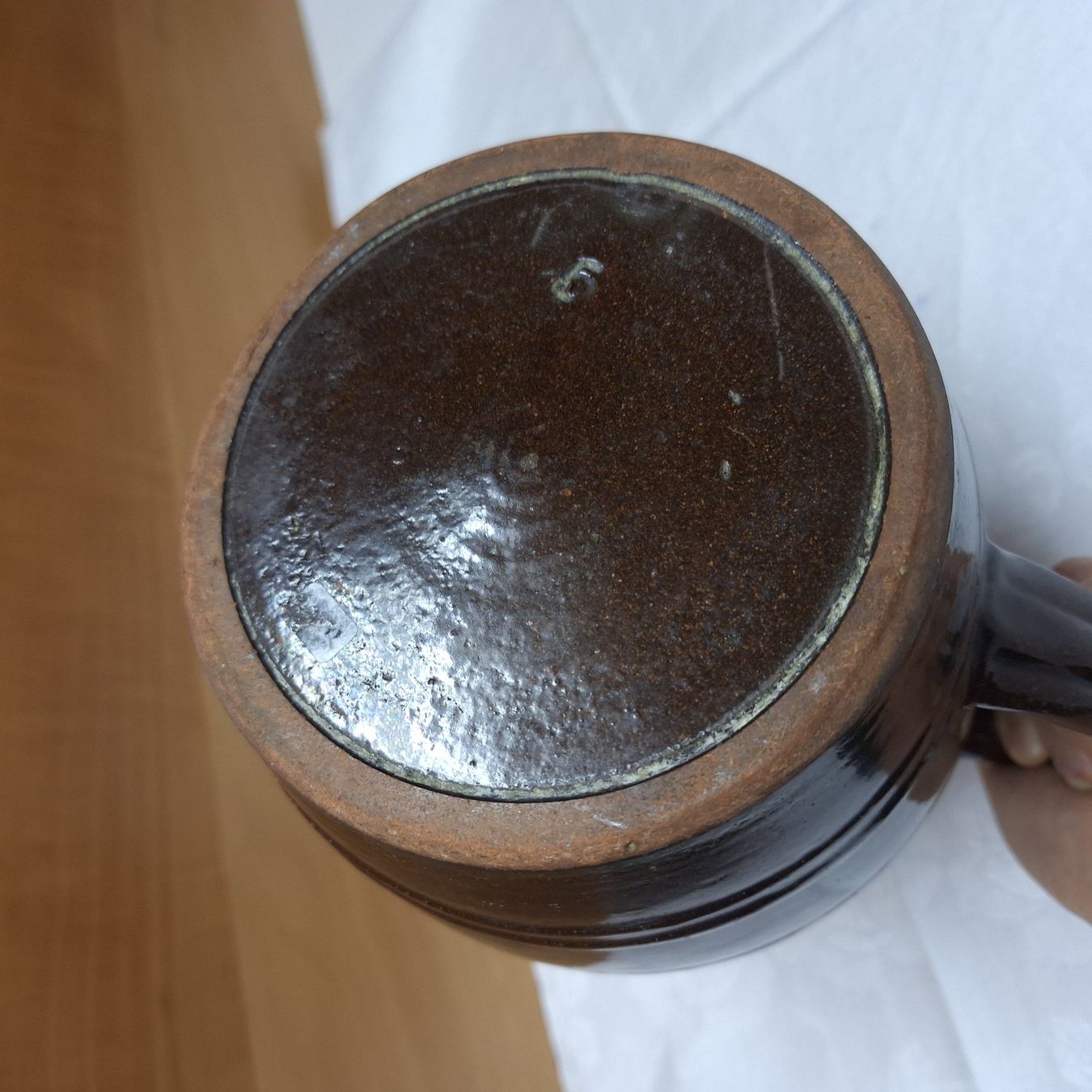 Teiere: Versand möglich. Museumsreif, antiker Steingut Krug – Usato da Winterthur venduto da Goldpipau 7