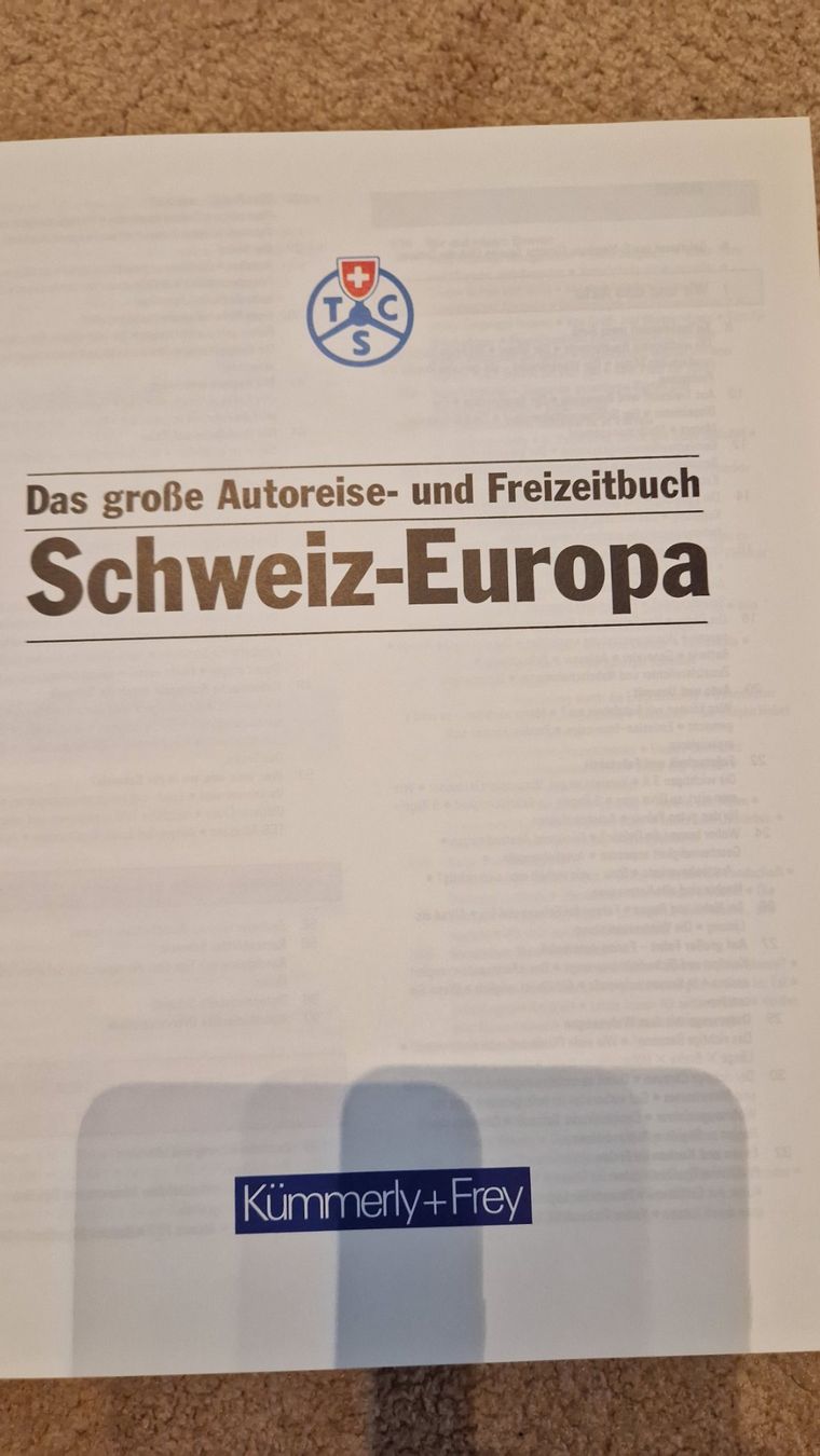 Libri: Schweiz - Europa das Grosse Autoreise und Freizeitbuch – Usato da Lindau venduto da Scuol2 2