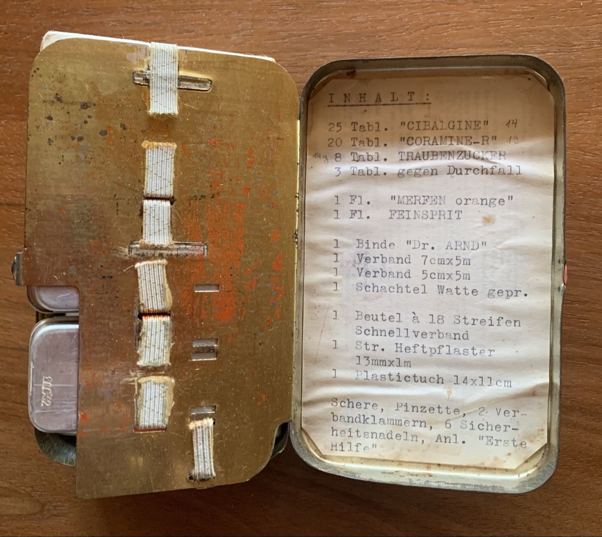 Kit di pronto soccorso: Taschenapotheke FLAWA, Vintage – Usato da Egg b. Zürich venduto da ohtannenbaum 3