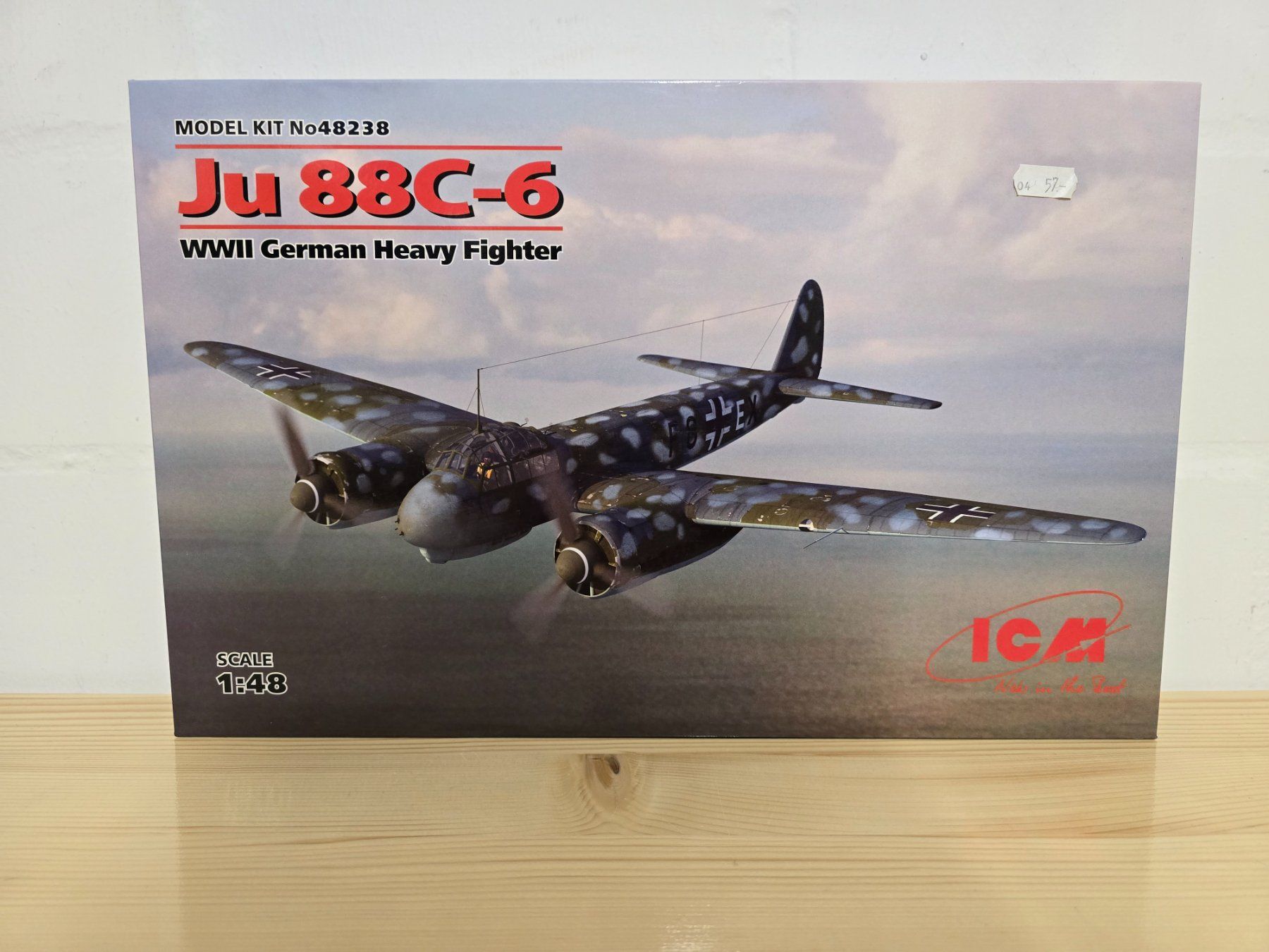 Kit di modellismo & Modellini statici: Bausatz, JU-88 C-6, 1:48, ICM – Nuovo e nell'imballaggio originale da Bachenbülach venduto da Obi-meow-kenobi