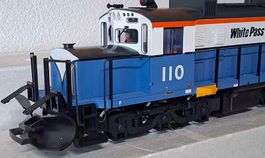 White Pass ALCO Diesellok, neu, in OVP, LGB, geprüft