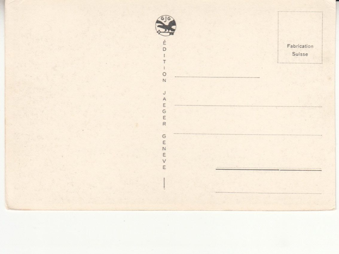 Cartoline postali: Genève Palais Nation ca. 1940 – Usato da Bürglen TG venduto da StampGraf 1