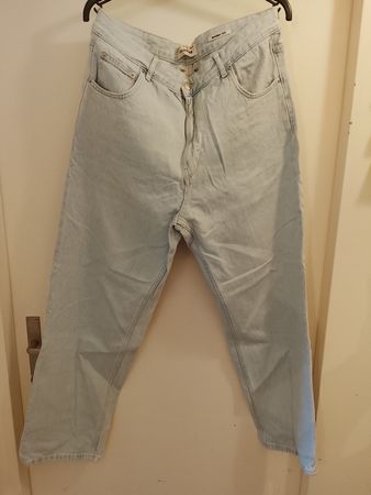 PULL&BEAR HERREN BAGGY FIT JEANS HOSE HELLBLAU GR. 36/L  👖