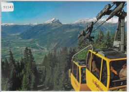 Älplibahn Malans - Bergstation Blick ins Rheintal