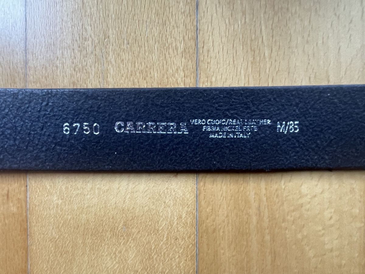 Cinture: CARRERA real leather belt – Usato da Pregassona venduto da REEUP 1