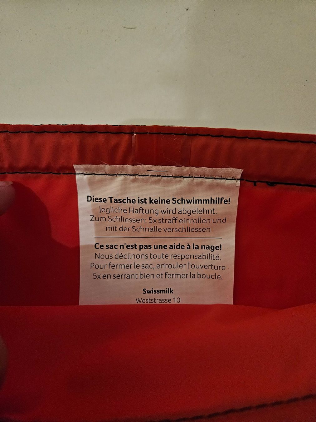 Borse da donna: Swissmilk- Badesack/Schwimmsack rot – Nuovo (secondo la descrizione) da Schaffhausen venduto da sabrina915 5