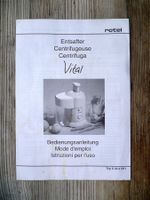 Bedienungsanleitung Rotel Entsafter