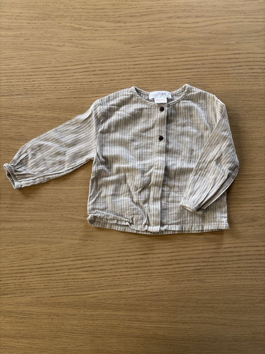 Zara Camicie, Top & T-shirt: Zara striped cotton shirt 80 cm – Usato da Villard-sur-Chamby venduto da kamila_1024