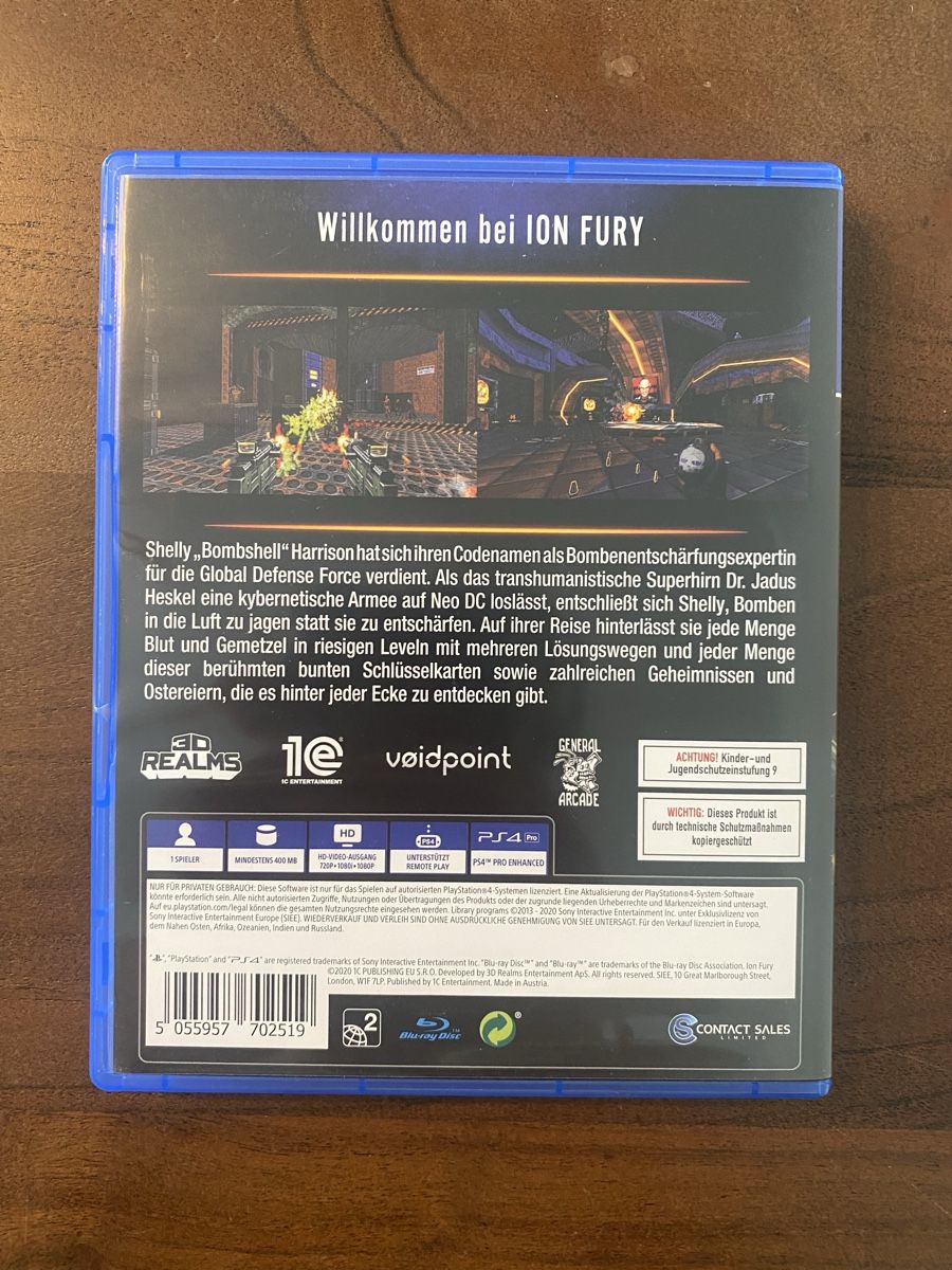 Sony Giochi: Ion Fury für PS4 – Usato da Thunstetten venduto da Virus_33 2
