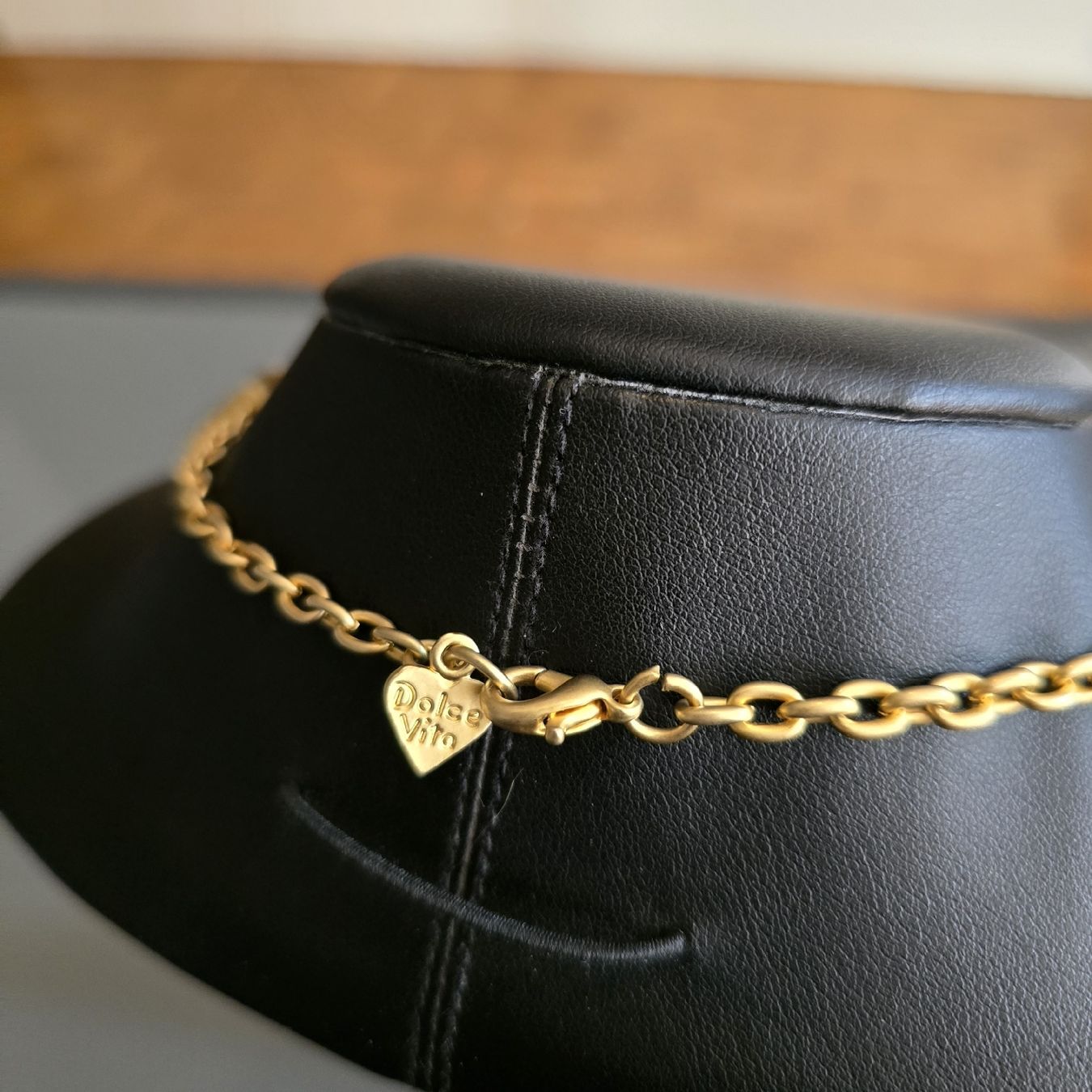 Catenine: Collier vintage DOLCE VITA doré, 41cm de long. – Nuovo (secondo la descrizione) da Genève venduto da Gift-and-Ideas 4