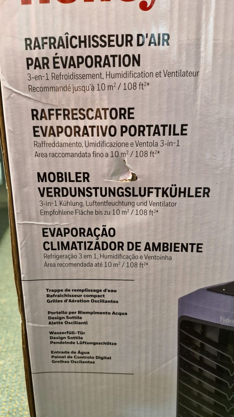 Honeywell Climatiseurs: Honeywell Luftkühlêr – Neuf avec emballage d'origine à Dorf par Zur-Lingg 3