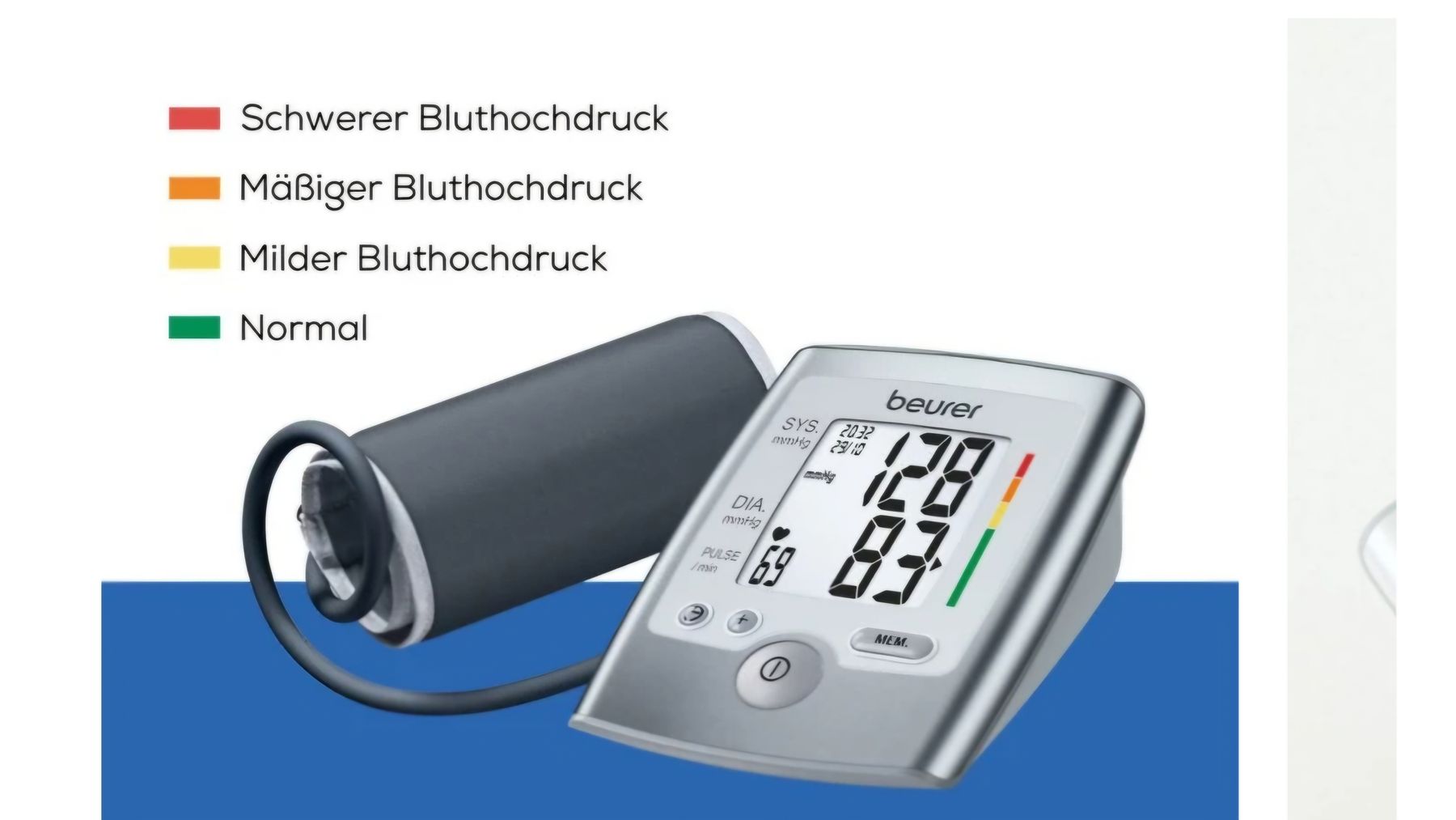 Beurer Attrezzature mediche: Beurer Blutdruckmessgerät BM 35 – Usato da Brittnau venduto da Pilze10 4